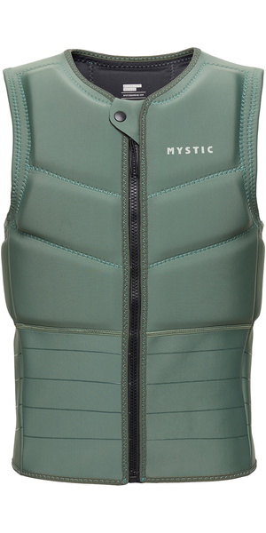 2025 Mystic Mens Star Front Zip Kite Impact Vest 35005.23023 - Dark Olive